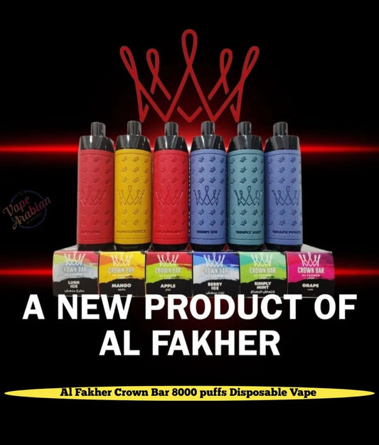 Al Fakher Crown Bar Vape 8000 PUFF