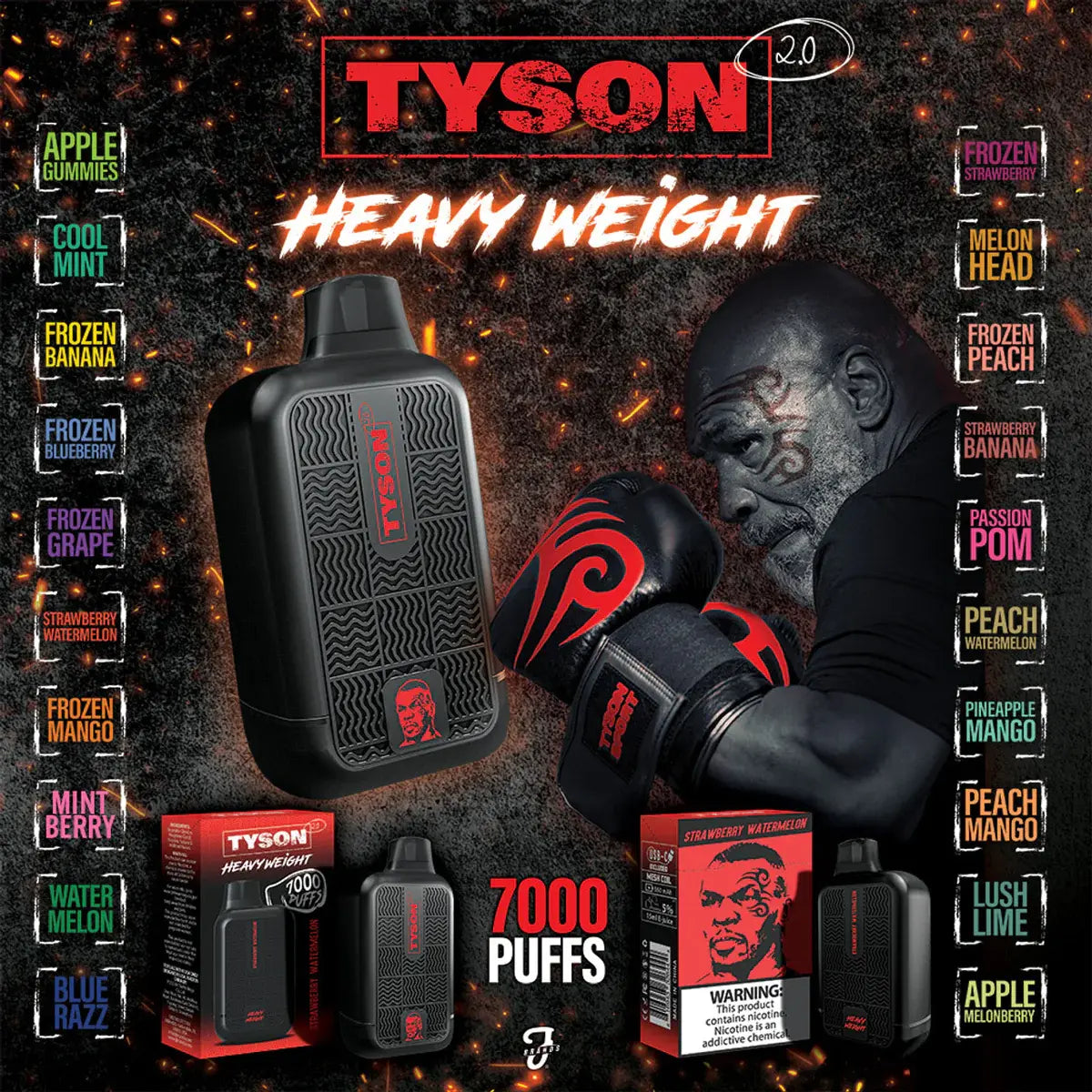 TYSON VAPE 7000 DISPOSABLE